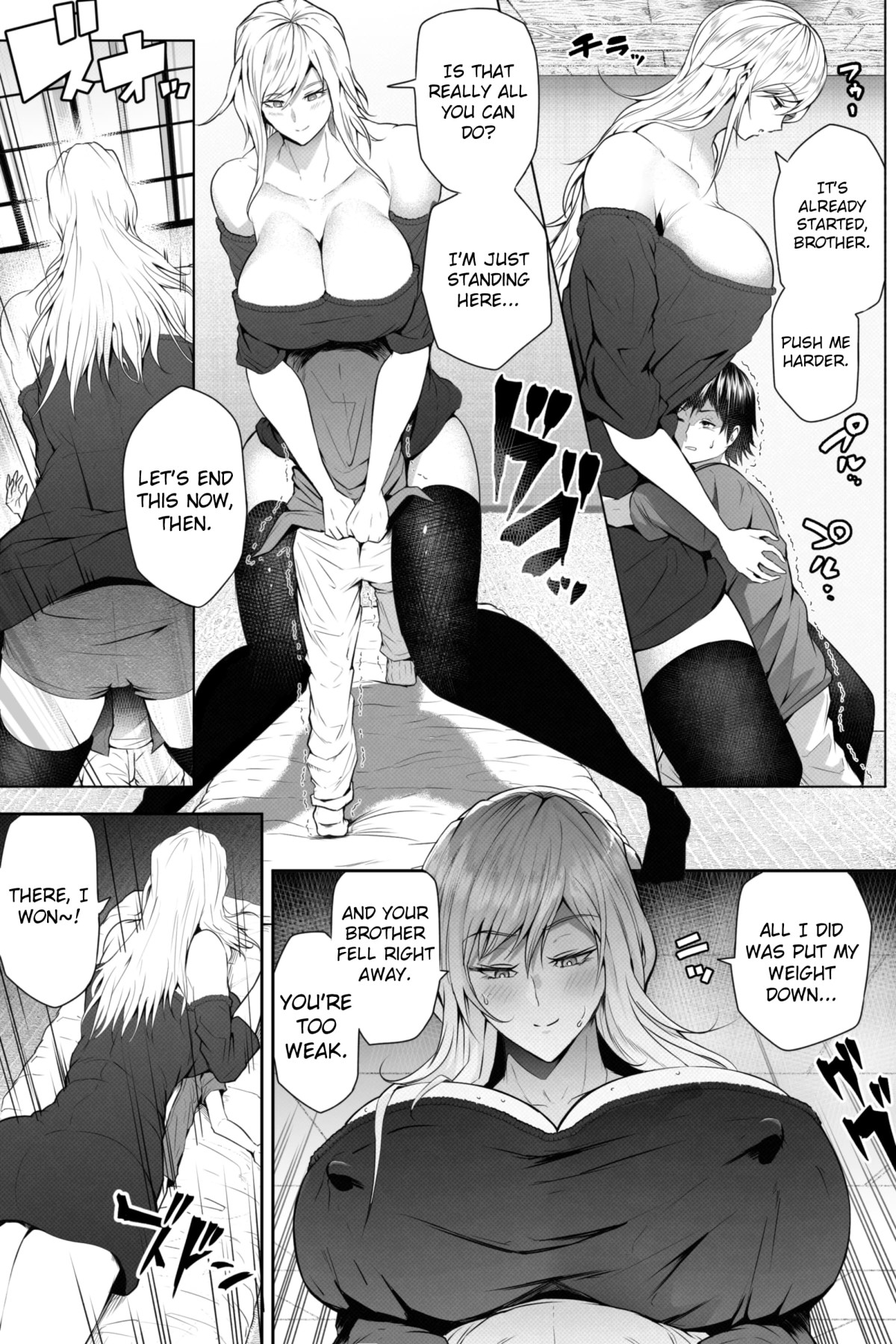 Hentai Manga Comic-My Younger Sister's Classmates and Seniors are Super Tall-Read-5